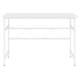 Computertisch aus MDF und Weißmetall 105x55x72 cm von vidaXL, Schreibtische - Ref: Foro24-20539, Preis: 70,62 €, Rabatt: %