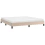 Cappuccino synthetic leather bed frame 180x200 cm by vidaXL, Beds and slatted bases - Ref: Foro24-346921, Price: 135,28 €, Di...