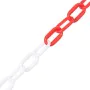 Red and white plastic warning chains 100 m Ø6 mm by vidaXL, Safety signs - Ref: Foro24-150926, Price: 85,15 €, Discount: %