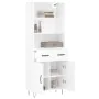 High glossy white plywood sideboard 69.5x34x180 cm by vidaXL, Sideboards - Ref: Foro24-3200547, Price: 135,50 €, Discount: %