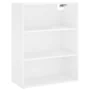 High glossy white plywood sideboard 69.5x34x180 cm by vidaXL, Sideboards - Ref: Foro24-3200547, Price: 135,50 €, Discount: %