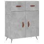 Concrete gray plywood tall sideboard 69.5x34x180 cm by vidaXL, Sideboards - Ref: Foro24-3200493, Price: 131,81 €, Discount: %