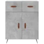 Concrete gray plywood tall sideboard 69.5x34x180 cm by vidaXL, Sideboards - Ref: Foro24-3200493, Price: 131,81 €, Discount: %