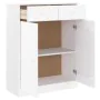 ALTA Schuhschrank aus massivem weißem Kiefernholz 77x35x96 cm von vidaXL, Schuhregale und Schuhorganisatoren - Ref: Foro24-35...