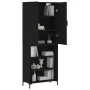 Tall black plywood sideboard 69.5x34x180 cm by vidaXL, Sideboards - Ref: Foro24-3196068, Price: 134,79 €, Discount: %