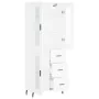 Tall white plywood sideboard 69.5x34x180 cm by vidaXL, Sideboards - Ref: Foro24-3198609, Price: 178,50 €, Discount: %