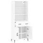 Tall white plywood sideboard 69.5x34x180 cm by vidaXL, Sideboards - Ref: Foro24-3200513, Price: 146,68 €, Discount: %