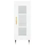 Tall white glossy plywood sideboard 34.5x34x180 cm by vidaXL, Sideboards - Ref: Foro24-3199411, Price: 105,28 €, Discount: %