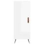 High glossy white plywood sideboard 34.5x34x180 cm by vidaXL, Sideboards - Ref: Foro24-3199467, Price: 102,79 €, Discount: %