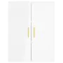 High glossy white plywood sideboard 69.5x34x180 cm by vidaXL, Sideboards - Ref: Foro24-3199739, Price: 174,09 €, Discount: %