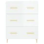 High glossy white plywood sideboard 69.5x34x180 cm by vidaXL, Sideboards - Ref: Foro24-3199739, Price: 174,09 €, Discount: %