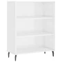 Tall white glossy plywood sideboard 69.5x34x180 cm by vidaXL, Sideboards - Ref: Foro24-3198739, Price: 152,07 €, Discount: %