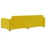 Gelbes Samtschlafsofa 100x200 cm von vidaXL, Betten und Lattenroste - Ref: Foro24-354070, Preis: 220,85 €, Rabatt: %