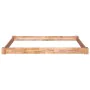 Solid oak wood bed frame 120x200 cm by vidaXL, Beds and slatted bases - Ref: Foro24-247257, Price: 167,32 €, Discount: %