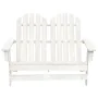 2-seater Adirondack garden chair in white fir wood by vidaXL, Garden chairs - Ref: Foro24-315899, Price: 112,78 €, Discount: %