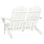 2-seater Adirondack garden chair in white fir wood by vidaXL, Garden chairs - Ref: Foro24-315899, Price: 112,78 €, Discount: %