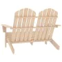 Adirondack garden bench, solid fir wood, 2 seats by vidaXL, Garden chairs - Ref: Foro24-315902, Price: 96,12 €, Discount: %