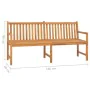 Gartenbank aus massivem Teakholz 180 cm von vidaXL, Gartenbänke - Ref: Foro24-316632, Preis: 307,07 €, Rabatt: %