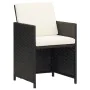 Garden chairs 4 units black synthetic rattan by vidaXL, Garden chairs - Ref: Foro24-316745, Price: 229,61 €, Discount: %