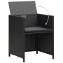 Garden chairs 4 units black synthetic rattan by vidaXL, Garden chairs - Ref: Foro24-316745, Price: 229,61 €, Discount: %