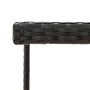 Synthetic rattan and black glass garden table 109x107x74 cm by vidaXL, Garden tables - Ref: Foro24-316764, Price: 107,52 €, D...