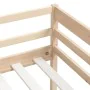 Bed frame with drawers and solid pine wardrobe 90x200 cm by vidaXL, Beds and slatted bases - Ref: Foro24-322056, Price: 210,2...