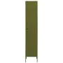 Olive green steel locker cabinet 35x46x180 cm by vidaXL, Lockers and storage cabinets - Ref: Foro24-336252, Price: 205,39 €, ...