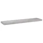 Concrete gray MDF floating wall shelf 90x23.5x3.8 cm by vidaXL, Shelves and shelves - Ref: Foro24-326603, Price: 25,57 €, Dis...