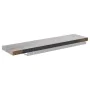 Concrete gray MDF floating wall shelf 90x23.5x3.8 cm by vidaXL, Shelves and shelves - Ref: Foro24-326603, Price: 25,57 €, Dis...