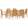 Garden dining set 7 pieces solid teak wood by vidaXL, Garden sets - Ref: Foro24-3157916, Price: 1,00 €, Discount: %