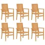 Garden dining set 7 pieces solid teak wood by vidaXL, Garden sets - Ref: Foro24-3157916, Price: 1,00 €, Discount: %