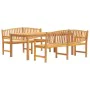 Garten-Essgruppe 3-teilig aus massivem Teakholz von vidaXL, Gartensets - Ref: Foro24-3157946, Preis: 923,54 €, Rabatt: %