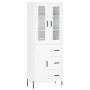 High glossy white plywood sideboard 69.5x34x180 cm by vidaXL, Sideboards - Ref: Foro24-3198475, Price: 202,60 €, Discount: %