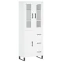 Tall white plywood sideboard 69.5x34x180 cm by vidaXL, Sideboards - Ref: Foro24-3198489, Price: 186,47 €, Discount: %