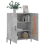 Aparador de madera de ingeniería gris hormigón 69,5x34x90 cm de vidaXL, Aparadores - Ref: Foro24-830208, Precio: 80,26 €, Des...