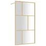 Transparente ESG Gold ESG Duschtürwand 100x195 cm von vidaXL, Duschwände und Duschwände - Ref: Foro24-154957, Preis: 220,57 €...