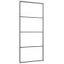 Sliding door with ESG aluminum glass hardware set 90x205 cm by vidaXL, Doors for the home - Ref: Foro24-3152147, Price: 228,8...