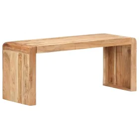 Solid acacia wood bench 110x38x46 cm by vidaXL, Dining and kitchen benches - Ref: Foro24-323584, Price: 151,37 €, Discount: %