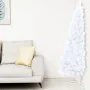 Half artificial Christmas tree with white PVC support 180 cm by vidaXL, Christmas trees - Ref: Foro24-328419, Price: 39,94 €,...