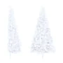 Half artificial Christmas tree with white PVC support 180 cm by vidaXL, Christmas trees - Ref: Foro24-328419, Price: 39,94 €,...