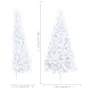 Half artificial Christmas tree with white PVC support 180 cm by vidaXL, Christmas trees - Ref: Foro24-328419, Price: 39,94 €,...