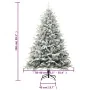 Künstlicher Weihnachtsbaum mit Schnee PVC und grünem PE 150 cm von vidaXL, Weihnachtsbäume - Ref: Foro24-328493, Preis: 73,97...