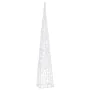 Cool white acrylic decorative LED light cone 120 cm by vidaXL, Christmas lights - Ref: Foro24-328964, Price: 68,57 €, Discoun...