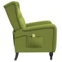 Light Green Velvet Reclining Massage Chair by vidaXL, Electric massage chairs - Ref: Foro24-329355, Price: 245,34 €, Discount: %