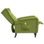 Light Green Velvet Reclining Massage Chair by vidaXL, Electric massage chairs - Ref: Foro24-329355, Price: 245,34 €, Discount: %