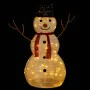 Weihnachtsdeko-Schneemann mit LED aus luxuriösem Stoff 90 cm von vidaXL, Weihnachtsbeleuchtung - Ref: Foro24-329760, Preis: 1...