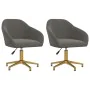 Swivel dining chairs 2 units dark gray velvet by vidaXL, dining chairs - Ref: Foro24-330601, Price: 120,30 €, Discount: %