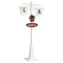 Christmas lamppost with white and red PVC Santa Claus 81x40x188 cm by vidaXL, Christmas lights - Ref: Foro24-331475, Price: 2...