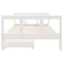 Estructura cama niños con cajones madera pino blanco 90x200 cm de vidaXL, Cunas y camas para niños - Ref: Foro24-834409, Prec...