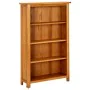 4-tier solid oak wood shelf 70x22x110 cm by vidaXL, Bookcases and shelves - Ref: Foro24-331735, Price: 217,80 €, Discount: %